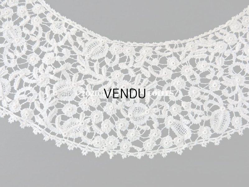 画像10: 19世紀 アンティーク 付け襟 ロザリン・ペルレ