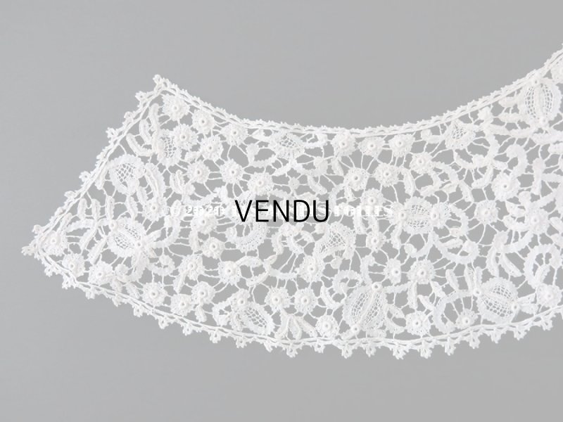 画像11: 19世紀 アンティーク 付け襟 ロザリン・ペルレ