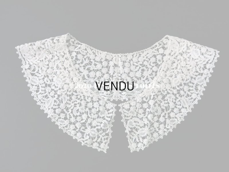 画像3: 19世紀 アンティーク 付け襟 ロザリン・ペルレ