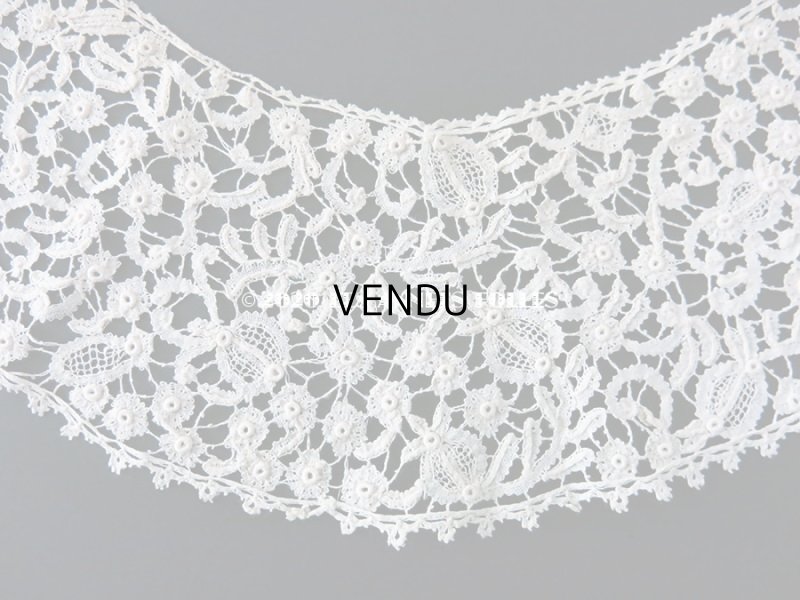 画像8: 19世紀 アンティーク 付け襟 ロザリン・ペルレ