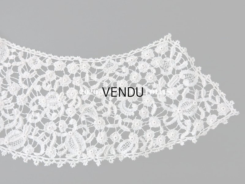 画像7: 19世紀 アンティーク 付け襟 ロザリン・ペルレ