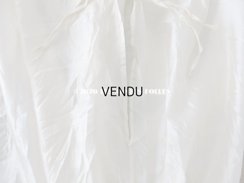 画像5: 1900年代 アンティーク シルク製 ペチコート オフホワイト