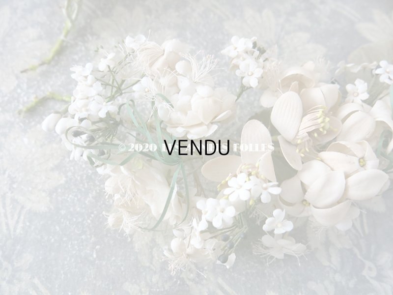 画像8: 19世紀　ナポレオン3世時代 アンティーク 結婚式の花冠＆ブーケ  ティアラ & ブーケ　ウェディング 結婚式 ティアラ