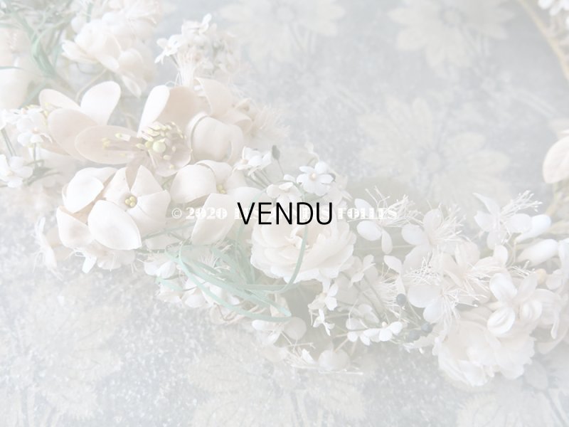 画像7: 19世紀　ナポレオン3世時代 アンティーク 結婚式の花冠＆ブーケ  ティアラ & ブーケ　ウェディング 結婚式 ティアラ