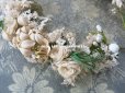 画像4: 19世紀　ナポレオン3世時代 アンティーク 結婚式の花冠＆ブーケ  ティアラ & ブーケ　ウェディング 結婚式 ティアラ