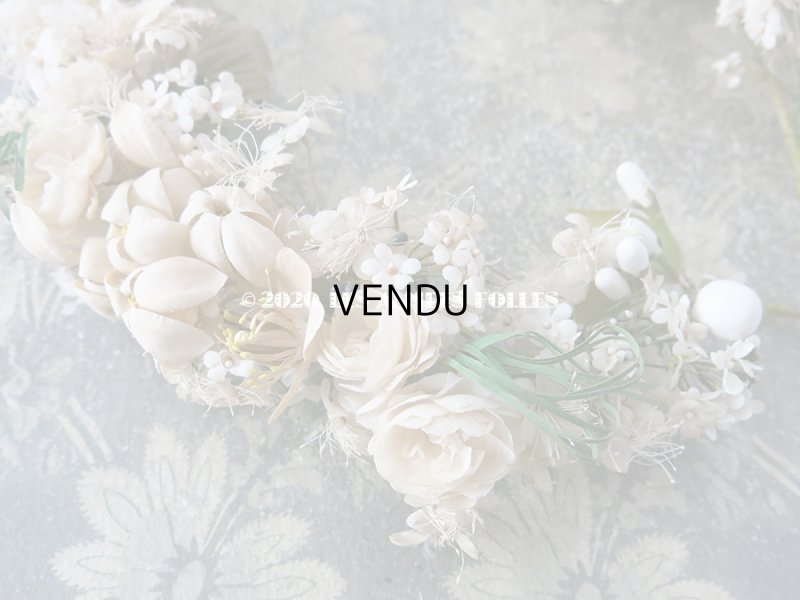 画像4: 19世紀　ナポレオン3世時代 アンティーク 結婚式の花冠＆ブーケ  ティアラ & ブーケ　ウェディング 結婚式 ティアラ