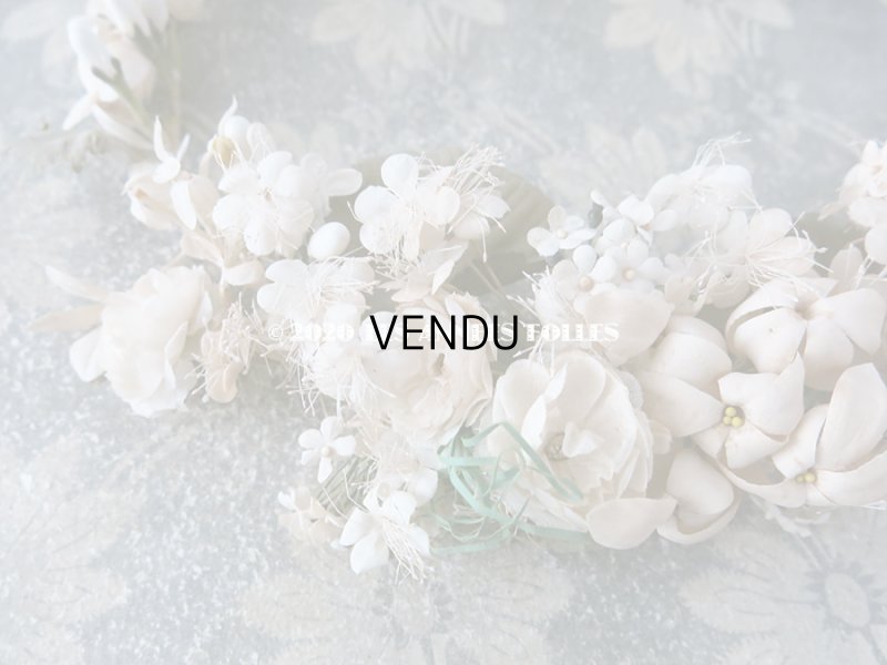 画像5: 19世紀　ナポレオン3世時代 アンティーク 結婚式の花冠＆ブーケ  ティアラ & ブーケ　ウェディング 結婚式 ティアラ