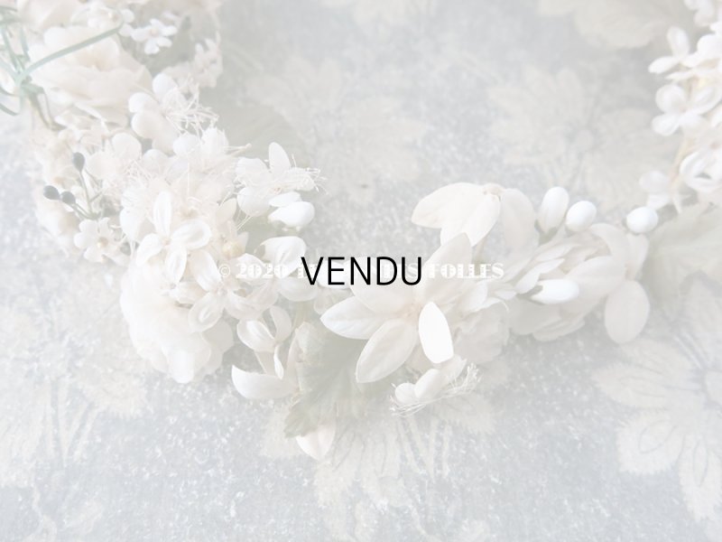 画像6: 19世紀　ナポレオン3世時代 アンティーク 結婚式の花冠＆ブーケ  ティアラ & ブーケ　ウェディング 結婚式 ティアラ