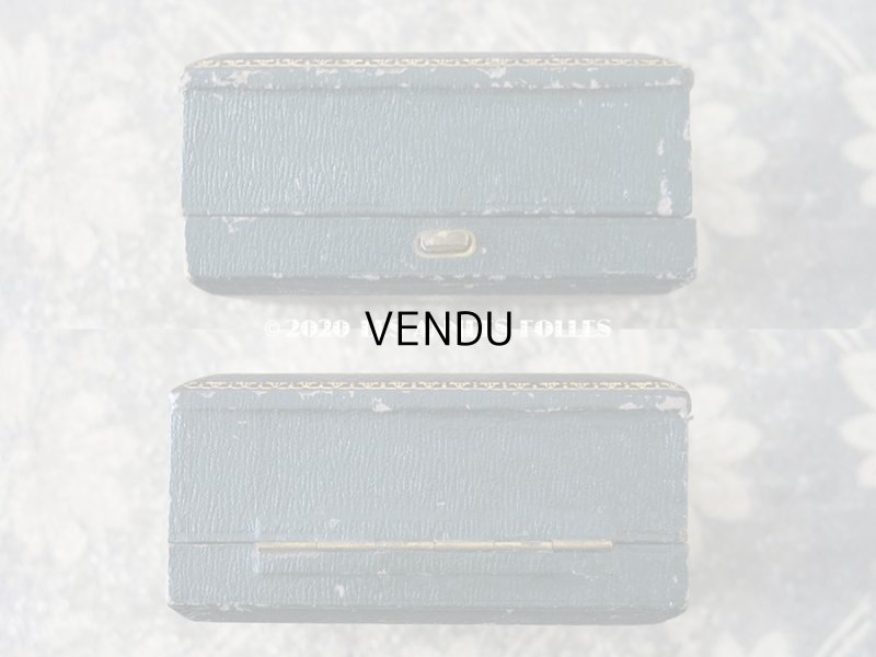 画像9: アンティーク 金彩入り ブレスレット用 ジュエリーボックス ダークグリーン