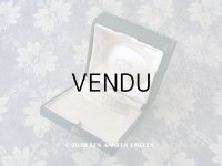 アンティーク 金彩入り ブレスレット用 ジュエリーボックス ダークグリーン