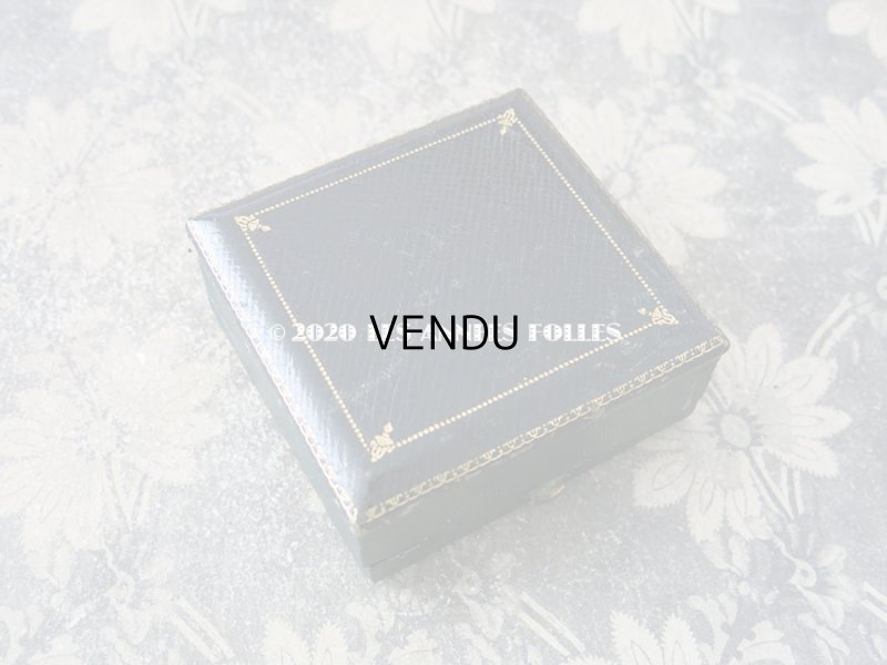 画像4: アンティーク 金彩入り ブレスレット用 ジュエリーボックス ダークグリーン