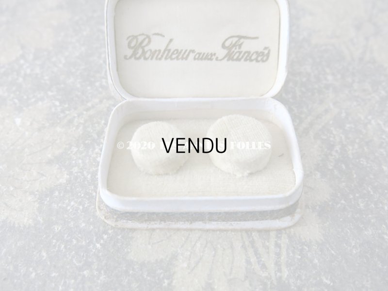 画像3: アンティーク 婚約指輪用 ジュエリーボックス 金彩入り エンゲージリング