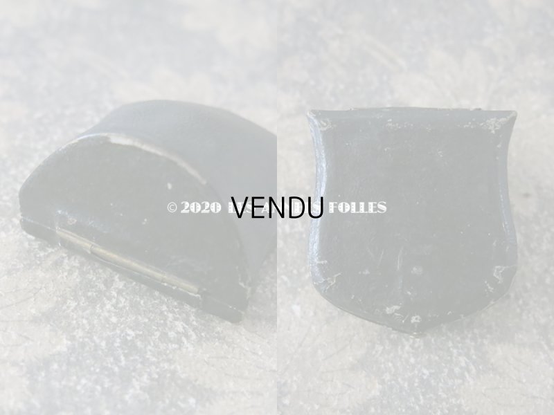 画像8: 19世紀 アンティーク ジュエリーボックス ピアス用 黒