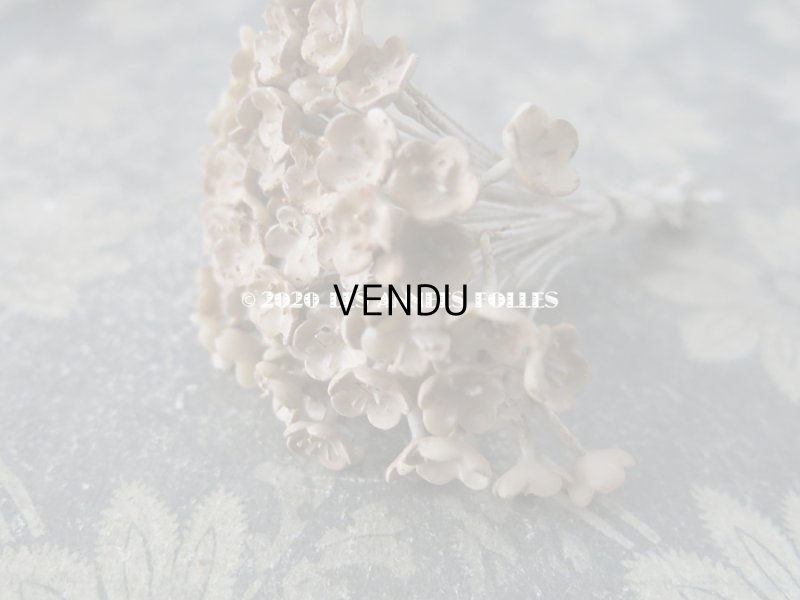 画像8: アンティーク ティアラ制作用 ワックスフラワーパーツ 60〜70ピースのセット (S)