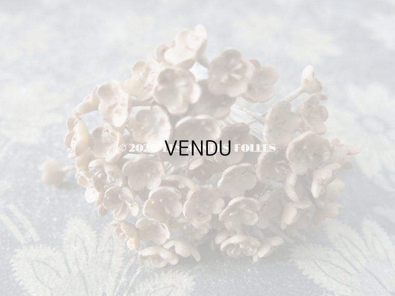 画像9: アンティーク ティアラ制作用 ワックスフラワーパーツ 60〜70ピースのセット (S)
