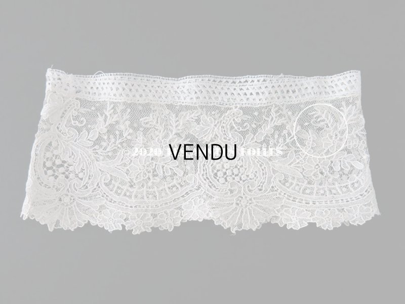 画像5: 19世紀末 アンティーク ニードルレース ポワンドガーズの付け袖のセット  【ポワン・ド・ガーズ】