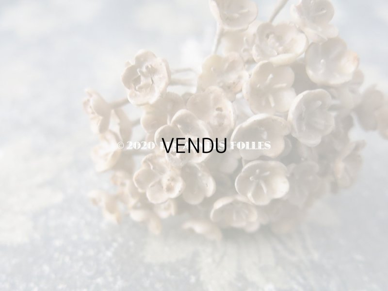 画像5: アンティーク ティアラ制作用 ワックスフラワーパーツ 60〜70ピースのセット (S)