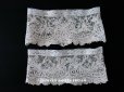 画像1: 19世紀末 アンティーク ニードルレース ポワンドガーズの付け袖のセット  【ポワン・ド・ガーズ】  (1)