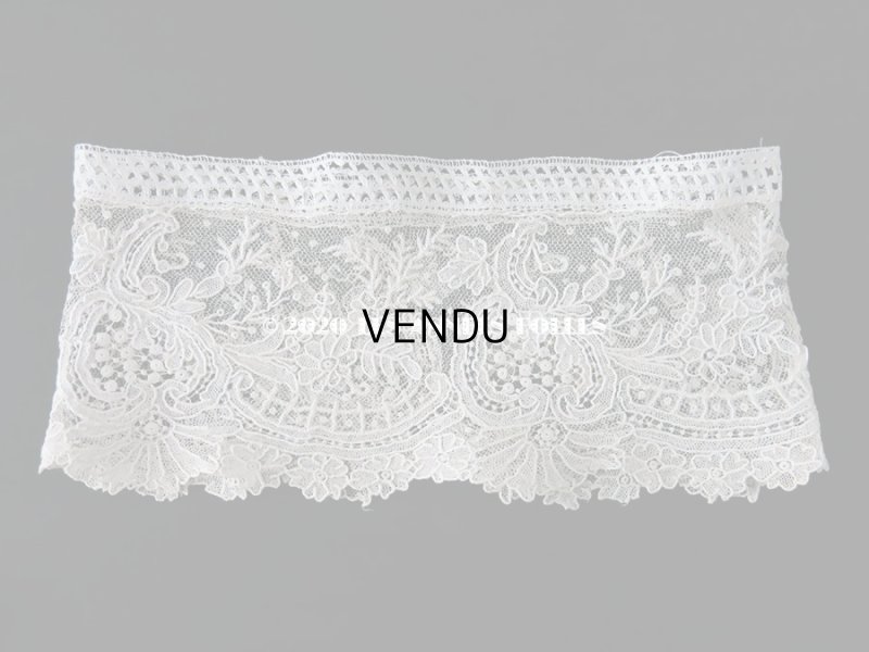 画像4: 19世紀末 アンティーク ニードルレース ポワンドガーズの付け袖のセット  【ポワン・ド・ガーズ】