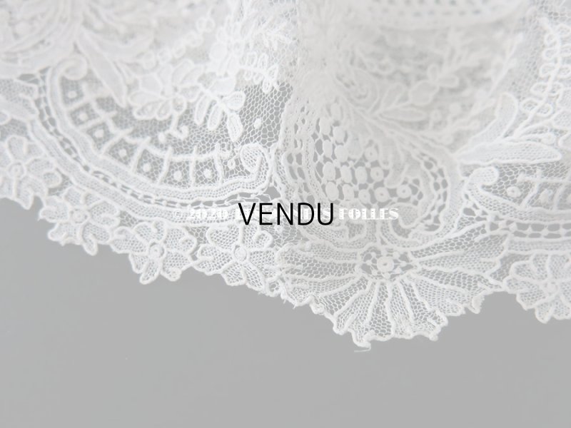 画像6: 19世紀末 アンティーク ニードルレース ポワンドガーズの付け袖のセット  【ポワン・ド・ガーズ】