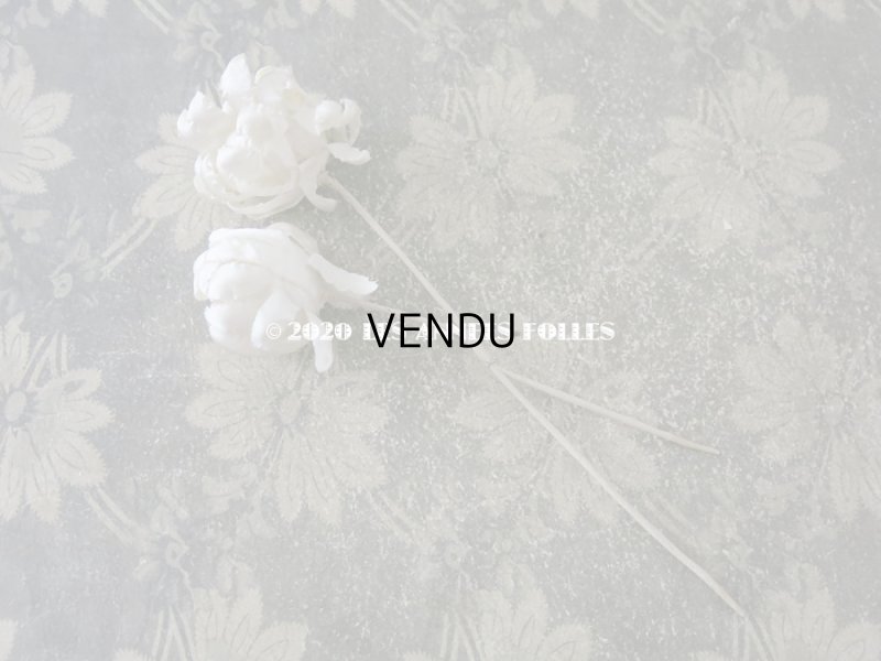 画像4: アンティーク オフホワイトの布花 