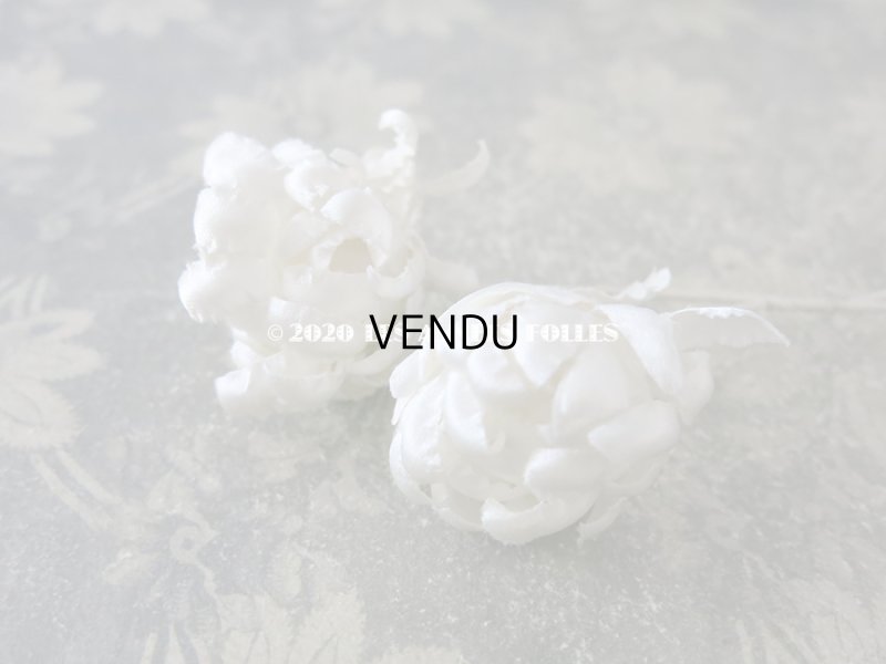 画像6: アンティーク オフホワイトの布花 