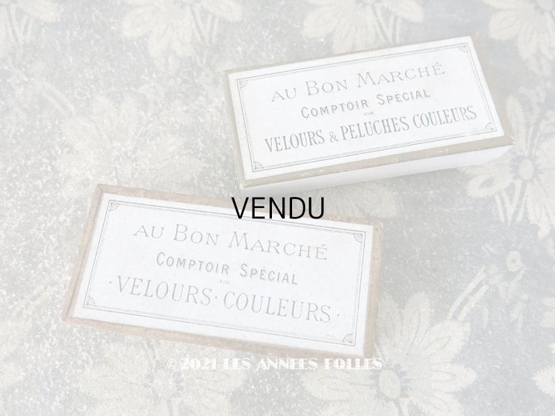 画像1: 1900年代 アンティーク メルスリーの紙箱  - AU BON MARCHE PARIS -