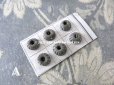 画像2: 19世紀 アンティーク ドール用　極小 シルク製 くるみボタン 6ピースのセット 8mm  (2)
