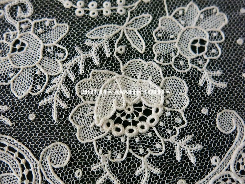 画像6: 【セール対象外】【クーポン対象外】19世紀末 新品同様 未使用 アンティーク ニードルレース ポワンドローズ 8.7m  『ポワン・ド・ガーズ』『ポワン・ド・ローズ』 