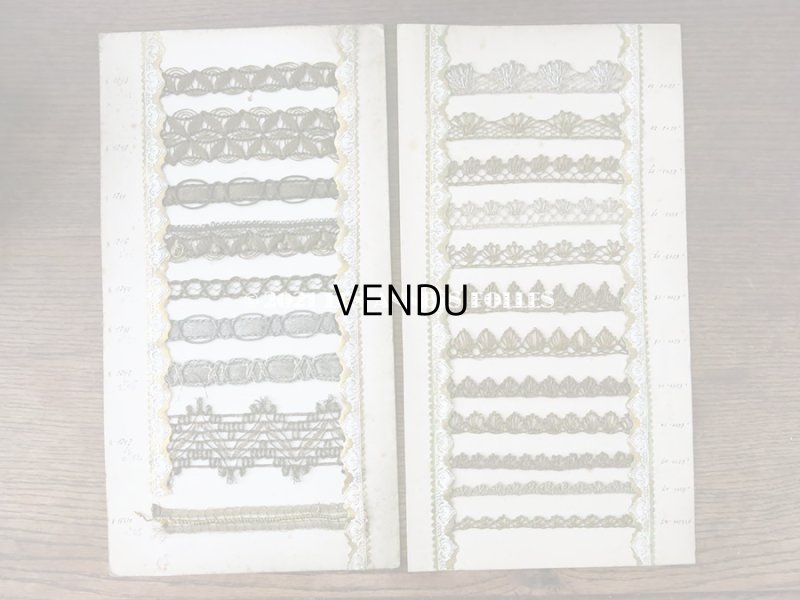 画像9: アンティーク 箱入り メタルレース & メタルブレードのサンプラー 46枚のセット