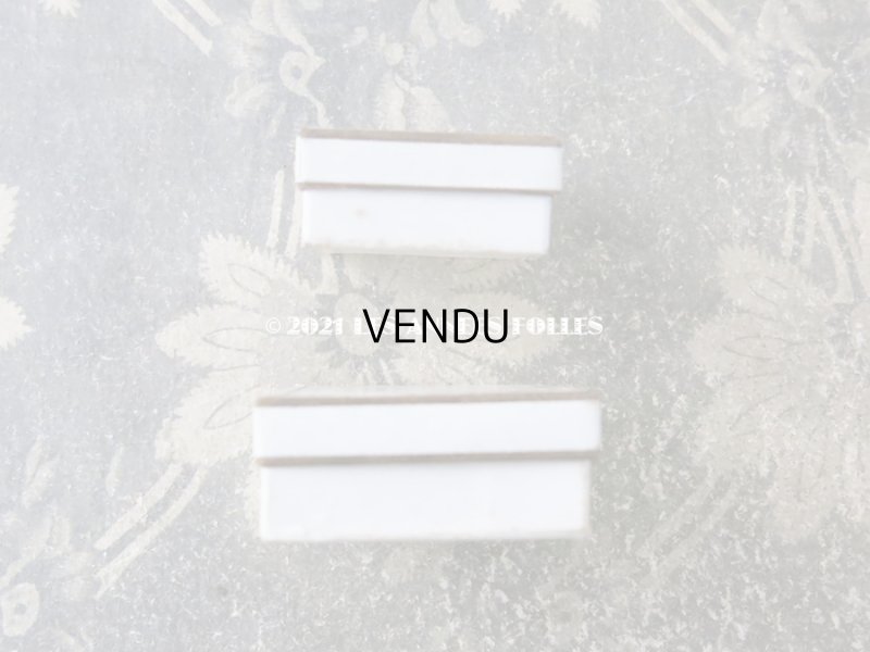 画像6: 1900年代 アンティーク 小さなジュエリーボックス ホワイト＆ゴールド