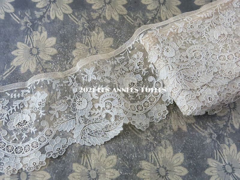 画像10: 【セール対象外】【クーポン対象外】19世紀末 新品同様 未使用 アンティーク ニードルレース ポワンドローズ 8.7m  『ポワン・ド・ガーズ』『ポワン・ド・ローズ』 