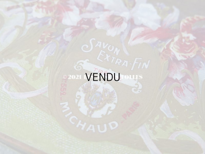 画像6: アンティーク ソープボックス  SAVON EXTRA-FIN TRÈFRE - SAVONNERIE MICHAUD -