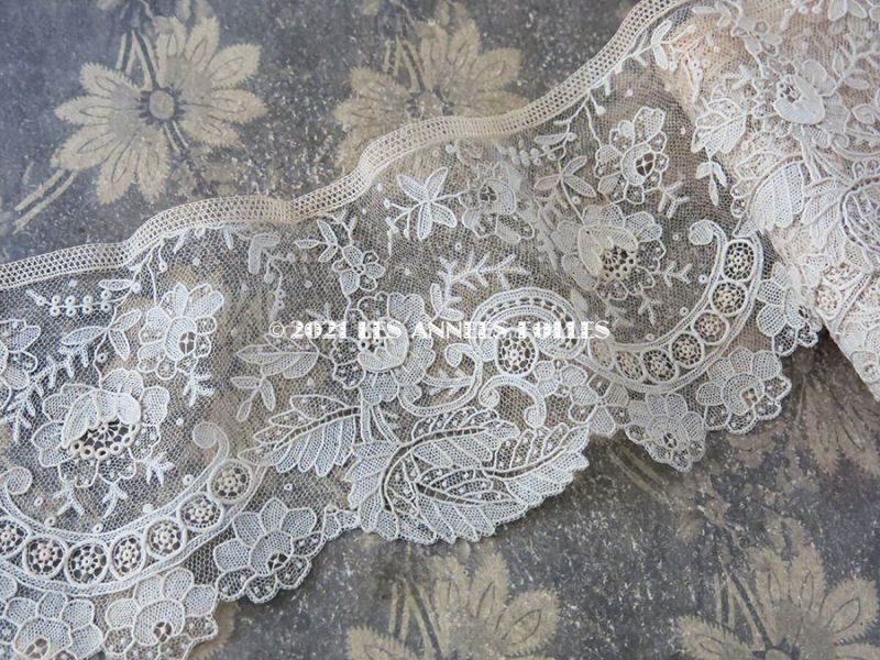 画像11: 【セール対象外】【クーポン対象外】19世紀末 新品同様 未使用 アンティーク ニードルレース ポワンドローズ 8.7m  『ポワン・ド・ガーズ』『ポワン・ド・ローズ』 