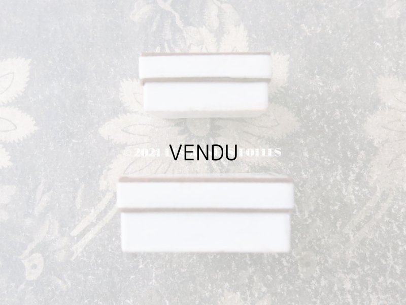 画像9: 1900年代 アンティーク 小さなジュエリーボックス ホワイト＆ゴールド