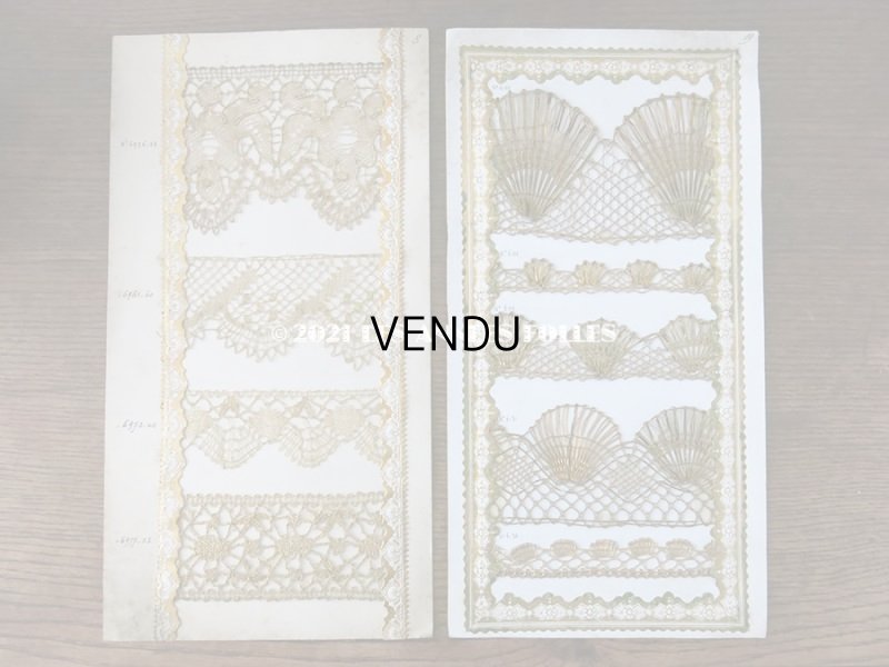 画像8: アンティーク 箱入り メタルレース & メタルブレードのサンプラー 46枚のセット