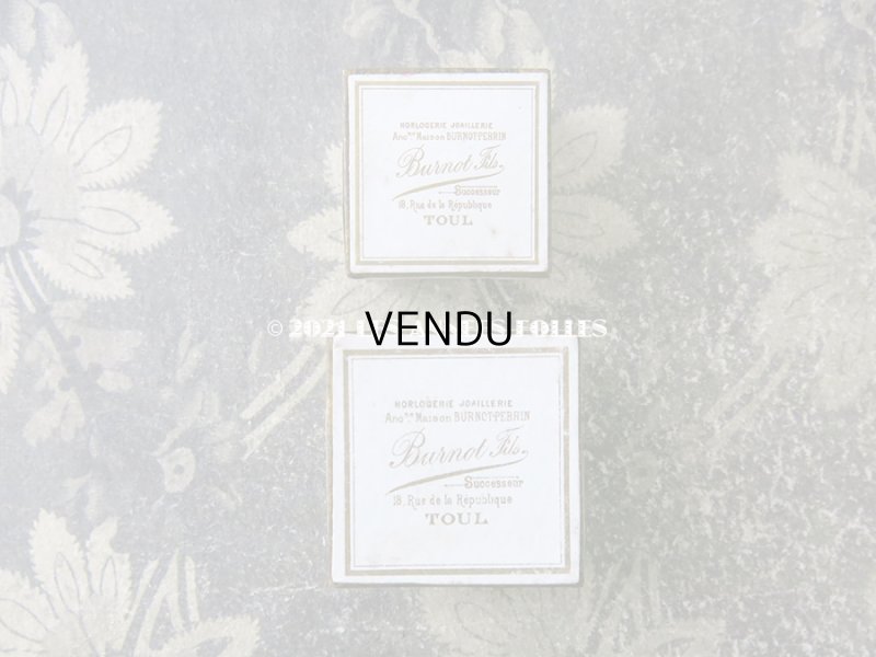 画像3: 1900年代 アンティーク 小さなジュエリーボックス ホワイト＆ゴールド