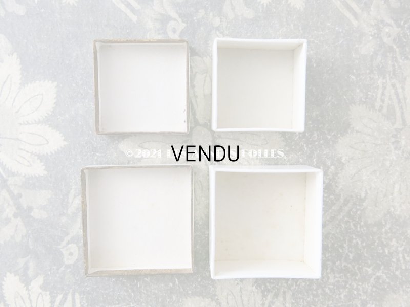 画像5: 1900年代 アンティーク 小さなジュエリーボックス ホワイト＆ゴールド