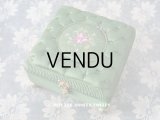 19世紀 アンティーク ナポレオン3世時代 お菓子箱 薔薇のハンドペイント　チョコレートボックス