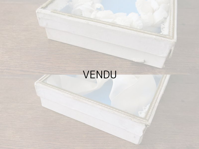 画像5: アンティーク 硝子の蓋のショーケース入り コミュニオンのヘッドリース プレザントワール