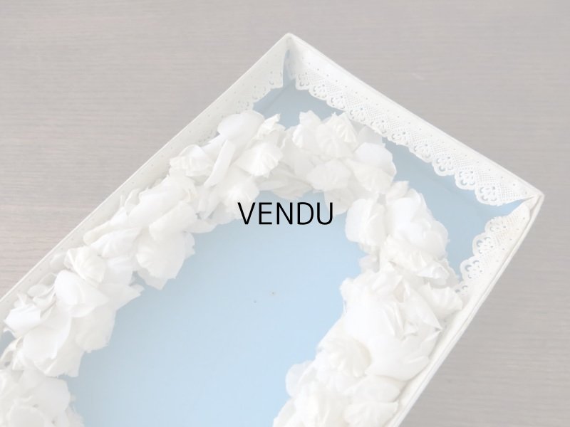 画像8: アンティーク 硝子の蓋のショーケース入り コミュニオンのヘッドリース プレザントワール