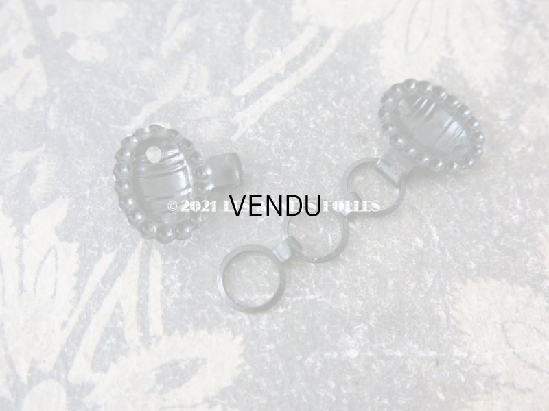 画像5: 1900年代 未使用 アンティーク チェーン付き金具