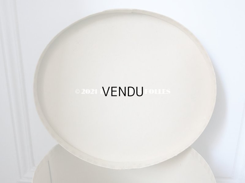 画像9: アンティーク 大きなハットボックス  ストライプ柄