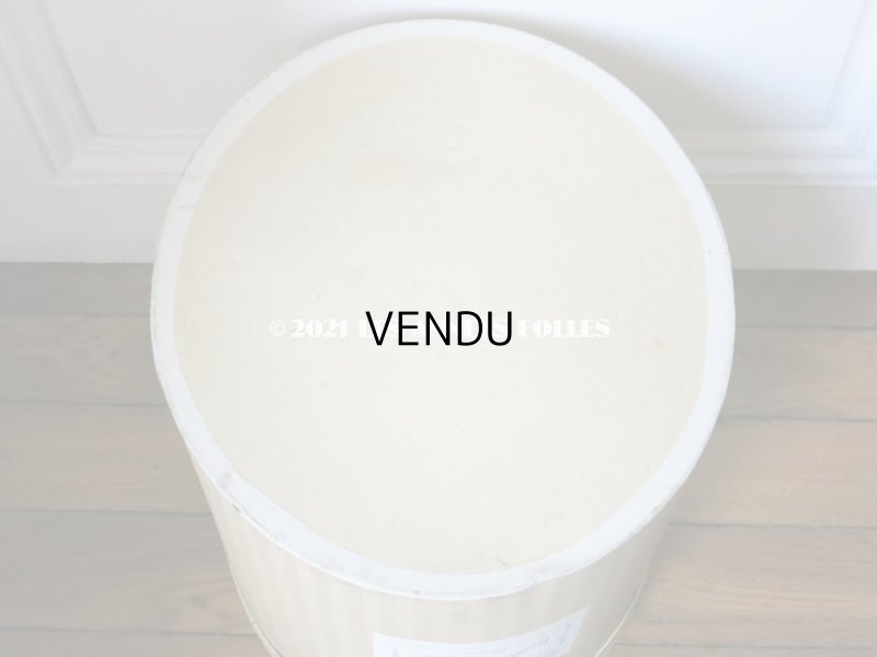 画像3: アンティーク 大きなハットボックス  ストライプ柄