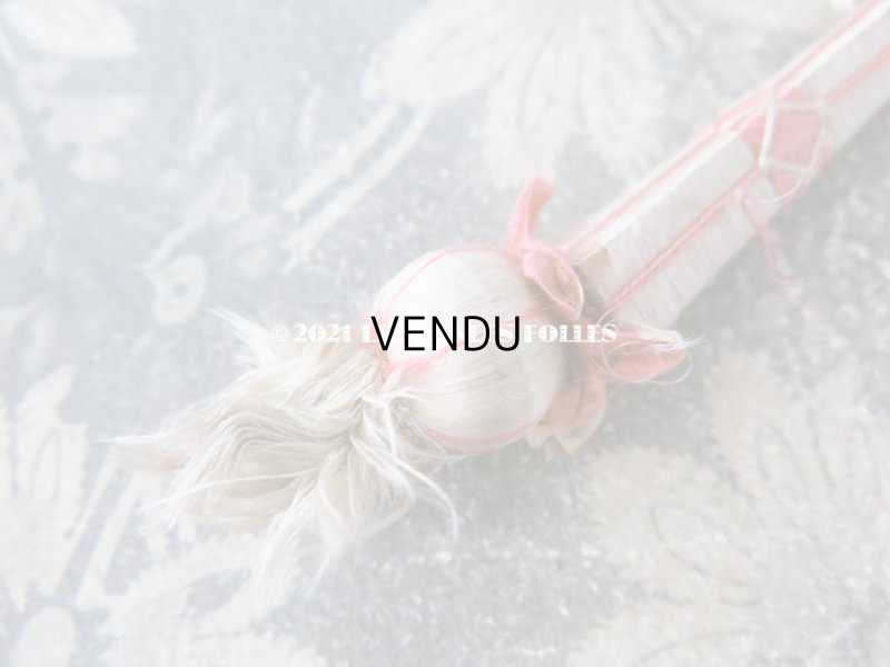 画像5: 19世紀 アンティーク パスマントリー 小さなポンポン ピンク＆ホワイト