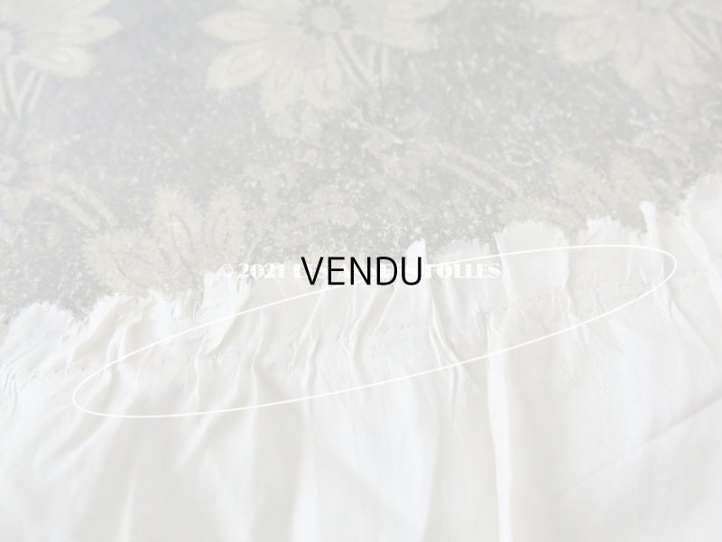 画像6: 1900年代 アンティーク  幅広 シルク製 オフホワイトのフリル  4.5m  13.5cm幅