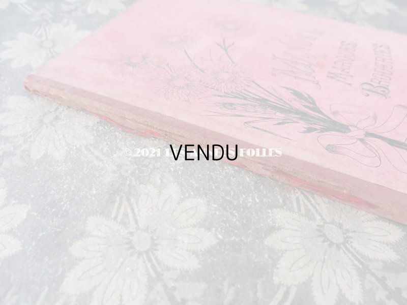 画像3: 19世紀末 アンティーク クロスステッチ & モノグラムの刺繍図案帳 MANUELE DE MARQUES ET BRODERIES N 194 - N.ALEXANDRE&CIE -