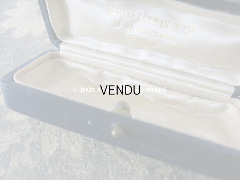 画像8: アンティーク 本革製  ジュエリーボックス ブルー