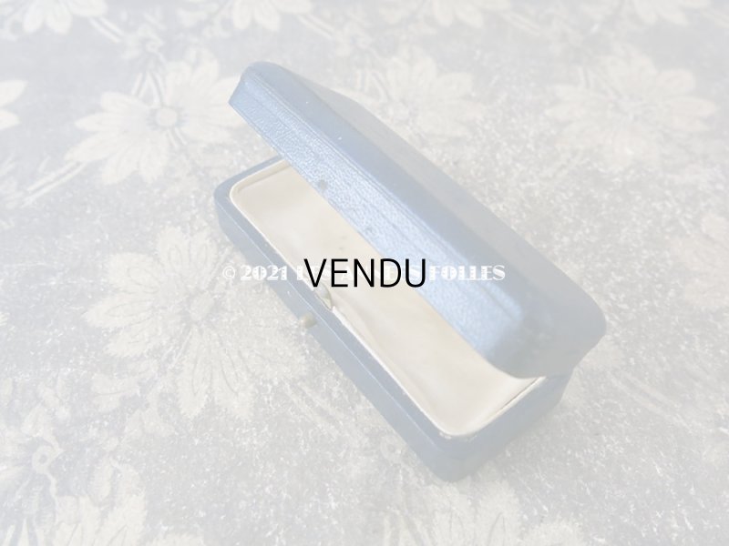 画像3: アンティーク 本革製  ジュエリーボックス ブルー