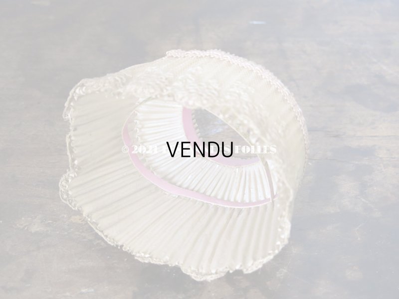 画像3: アンティーク  ランプシェード  2点セット プリーツ＆レース